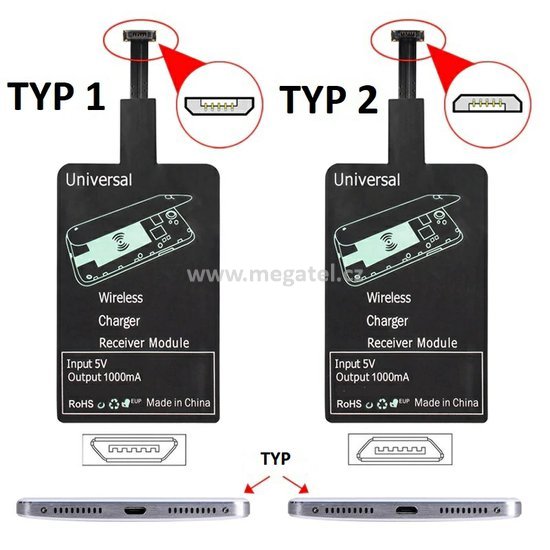 QI Wireless Modul - Bezdrátové dobíjení - Micro USB.jpg