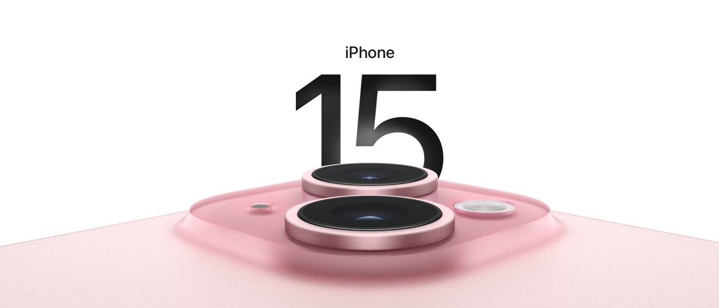 Apple 15 banner