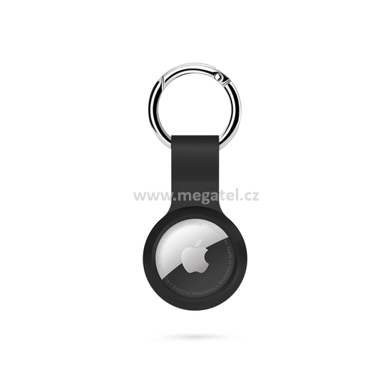 Silikon klíčenka pro Apple AirTag Black.png