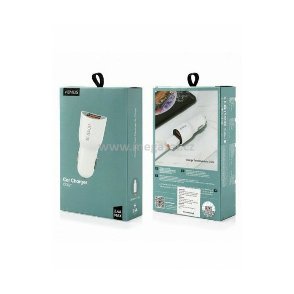 VIDVIE CarCharger 2x USB 2,4A White.jpg